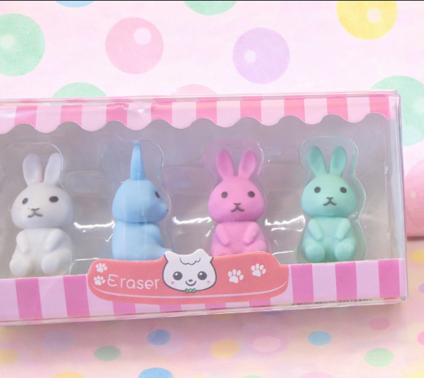 Borracha Coelho - Kit com 04